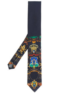 галстук с гербами Dolce & Gabbana