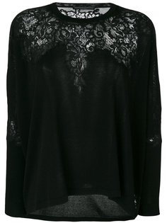 топ с кружевной отделкой  Ermanno Scervino