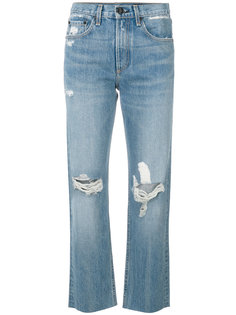 состаренные укороченные джинсы  Rag & Bone