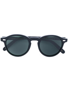 matte round frame sunglasses Moscot