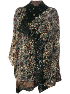 кейп с отделкой макраме  Antonio Marras