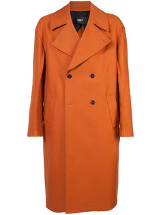 oversized double breasted coat Yang Li