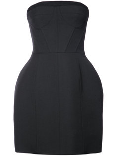 strapless mini bell dress Vera Wang