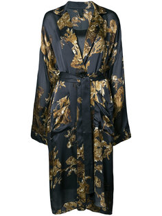 ormalu print robe dress Vera Wang