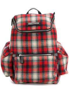 tartan backpack Dsquared2