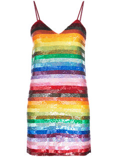 sequinned rainbow dress Ashish