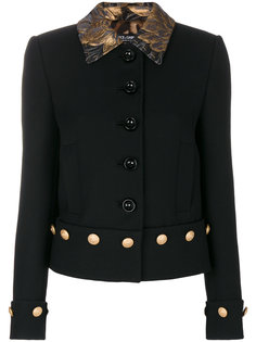 куртка с отделкой на воротнике  Dolce & Gabbana