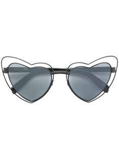 солнцезащитные очки в оправе в форме сердец Saint Laurent Eyewear