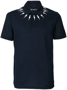 lightning bolt polo shirt Neil Barrett