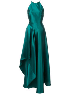 asymmetric night gown Badgley Mischka