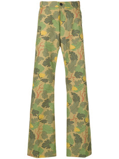 leaf print trousers  Walter Van Beirendonck