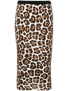 юбка-карандаш с леопардовым принтом  Michael Michael Kors