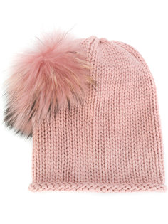 pompom trim hat Inverni