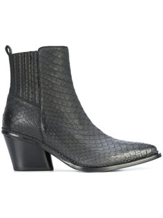 embossed ankle boots Sartore