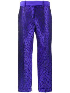 брюки с графической вышивкой  Haider Ackermann