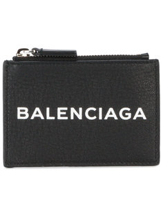 визитница для нескольких карточек на молнии Balenciaga