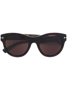 объемные круглые солнцезащитные очки Valentino Eyewear