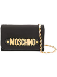 logo clutch bag Moschino