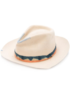 шляпа с контрастной лентой Nick Fouquet
