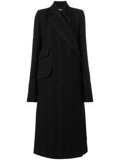 однобортное пальто с запахом  Ann Demeulemeester