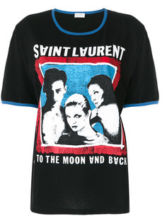 футболка с принтом Rock Saint Laurent