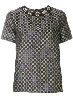 декорированная жаккардовая блузка Etro