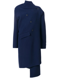 двубортное пальто Pulled Balenciaga