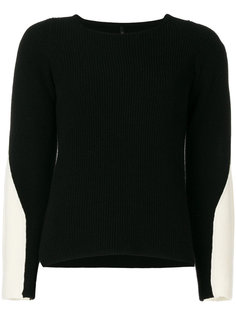 свитер с контрастными рукавами  Pierantoniogaspari