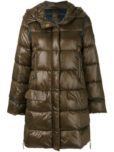 дутое пальто с капюшоном  Luisa Cerano