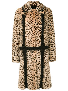пальто с леопардовым узором  Giambattista Valli