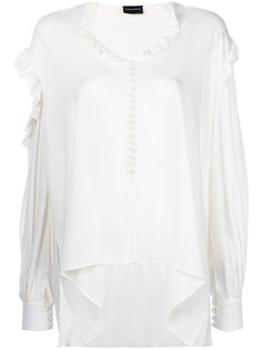 расклешенная блузка с вырезами Magda Butrym