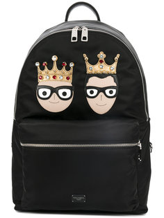 рюкзак с заплатками в виде дизайнеров Dolce & Gabbana