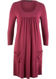Трикотажное платье с рукавами 3/4 (красный) Bonprix