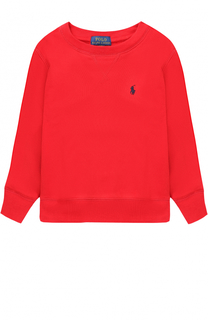 Трикотажный свитшот с логотипом бренда Polo Ralph Lauren