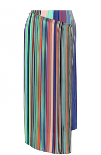 Юбка-миди асимметричного кроя в полоску Diane Von Furstenberg
