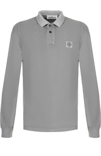 Хлопковое поло с длинными рукавами Stone Island