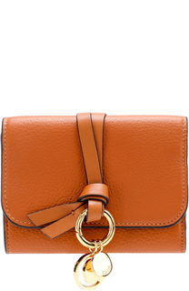 Кожаный кошелек с подвеской Chloé