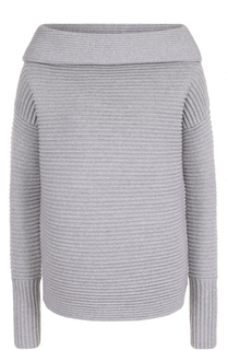 Шерстяной свитер фактурной вязки Victoria by Victoria Beckham