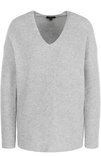 Кашемировый пуловер с V-образным вырезом Escada