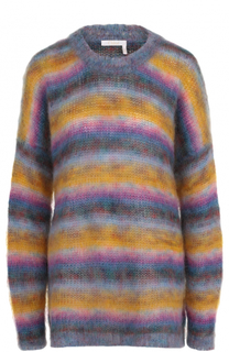 Пуловер свободного кроя с круглым вырезом Chloé