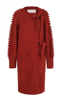 Удлиненный вязаный кардиган Chloé