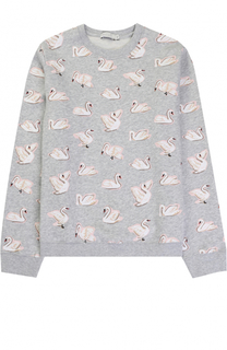 Хлопковый свитшот с принтом Stella McCartney