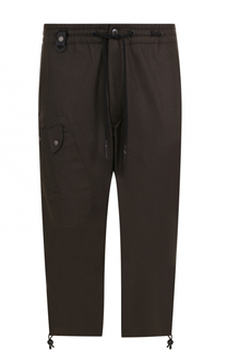 Шерстяные укороченные брюки с заниженной линией шага Y-3