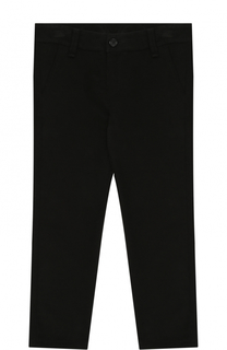 Хлопковые брюки прямого кроя Dal Lago