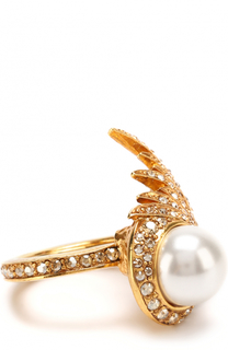 Кольцо с отделкой из кристаллов Swarovski Oscar de la Renta