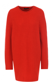 Удлиненный кашемировый пуловер фактурной вязки The Row