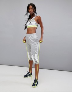Укороченные спортивные штаны adidas Stella Sport - Серый