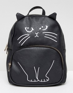 Рюкзак с дизайном кошки Yoki - Черный