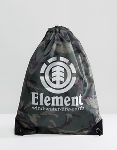 Спортивная сумка с камуфляжным принтом Element Buddy - Черный
