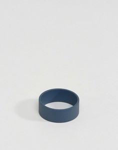 Темно-синее матовое кольцо ASOS - Темно-синий